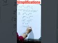 Math Simplifications You Need to Know @SarojiniPrasadh #shorts #Simplifications #viral #ProblemSolving