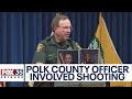 Grady judd press conference on florida deputyinvolved shooting  fox 35 orland
