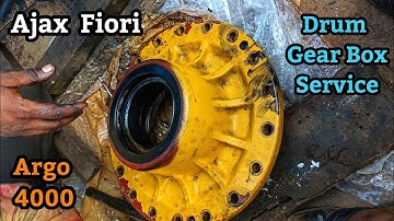 Drum Gear Box Service | Ajax Fiori | Argo 4000 | Concrete Mixer | SLCM