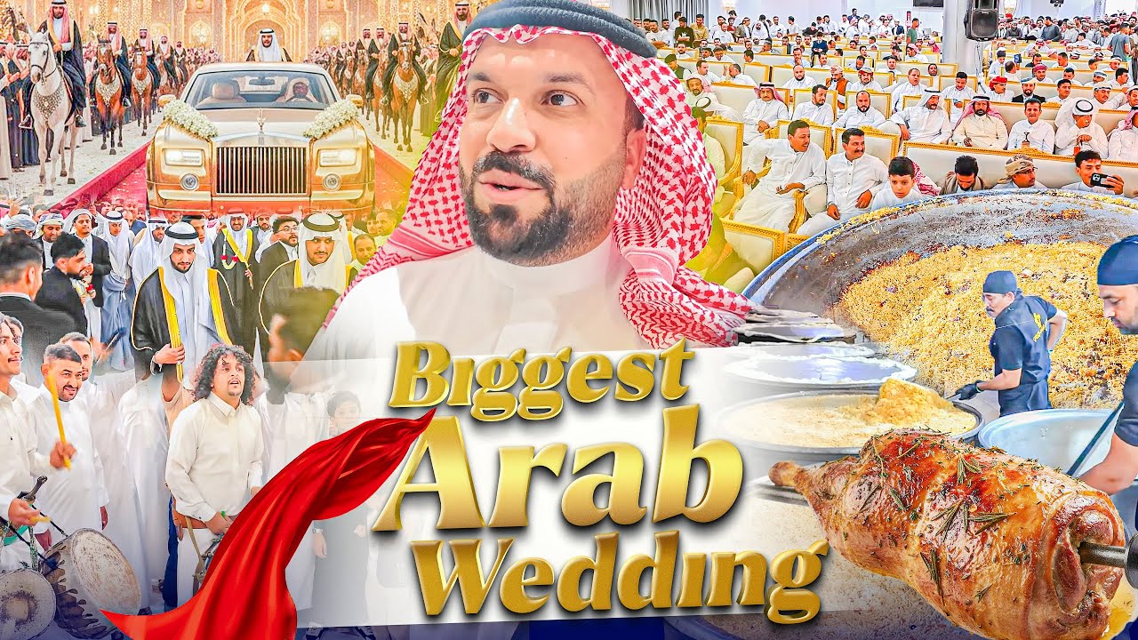 Biggest Arab Wedding of my Life in Madinah 💚🇸🇦  2500 Guests 👥 & 55 Bakray 🐐