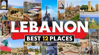 Lebanon 🇱🇧 Travel 2023 | Top 12 MUST-SEE Places to Visit/Travel