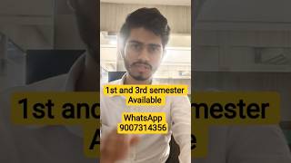 #shortsviral BTech ECE 1st and 3rd sem Suggestion 99% common for Semester WhatsApp 9007314356