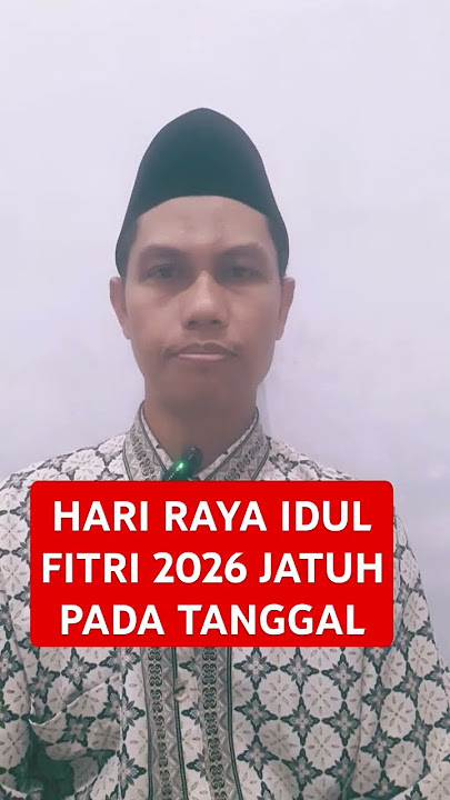 HARI RAYA IDUL FITRI 2026 JATUH PADA TANGGAL @Shorts @omasupartana #shorts #idulfitri2026
