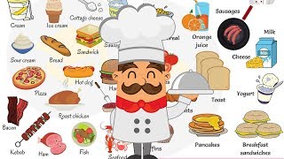 Learn 100  Common Foods in English in 15 Minutes | Food Vocabulary