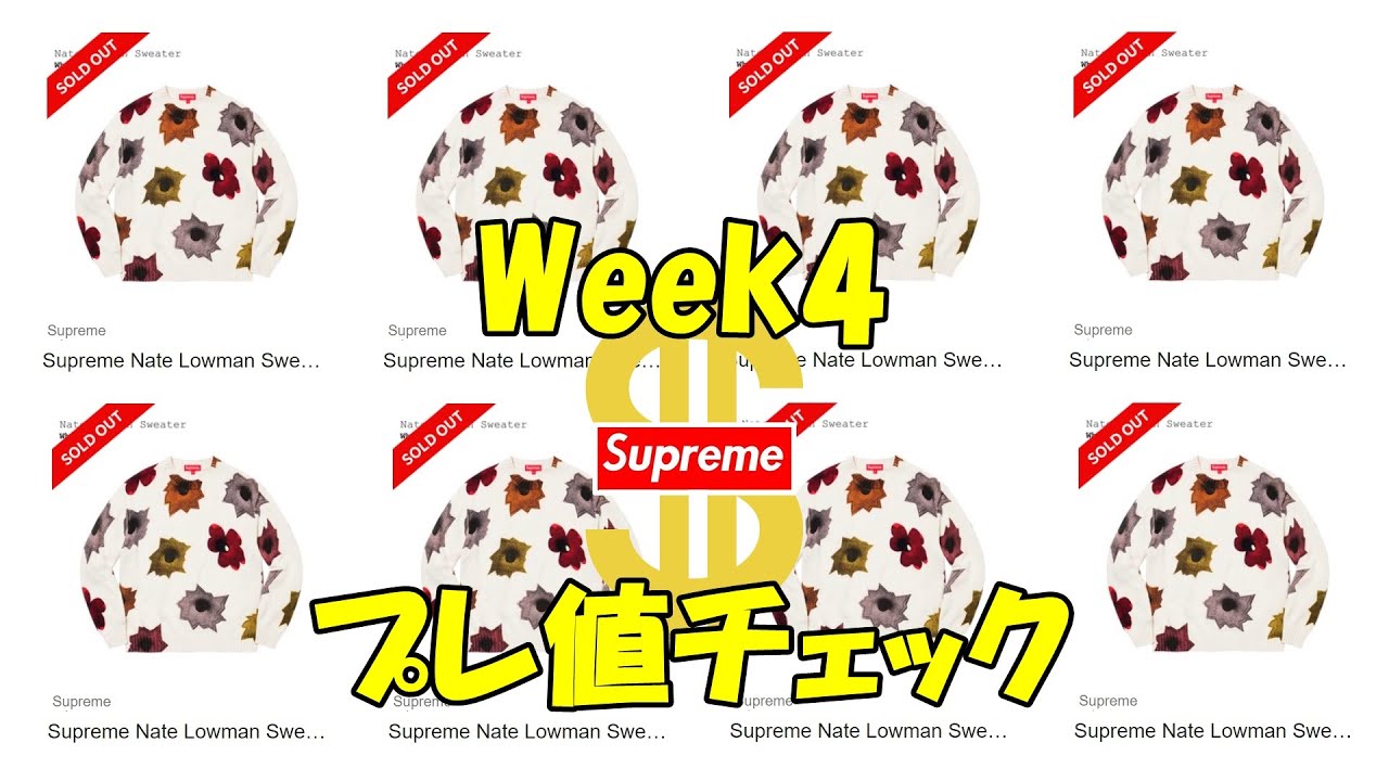 Supreme] Pre-sale price check Week 4 Nate Lowman Supreme '22 S/S