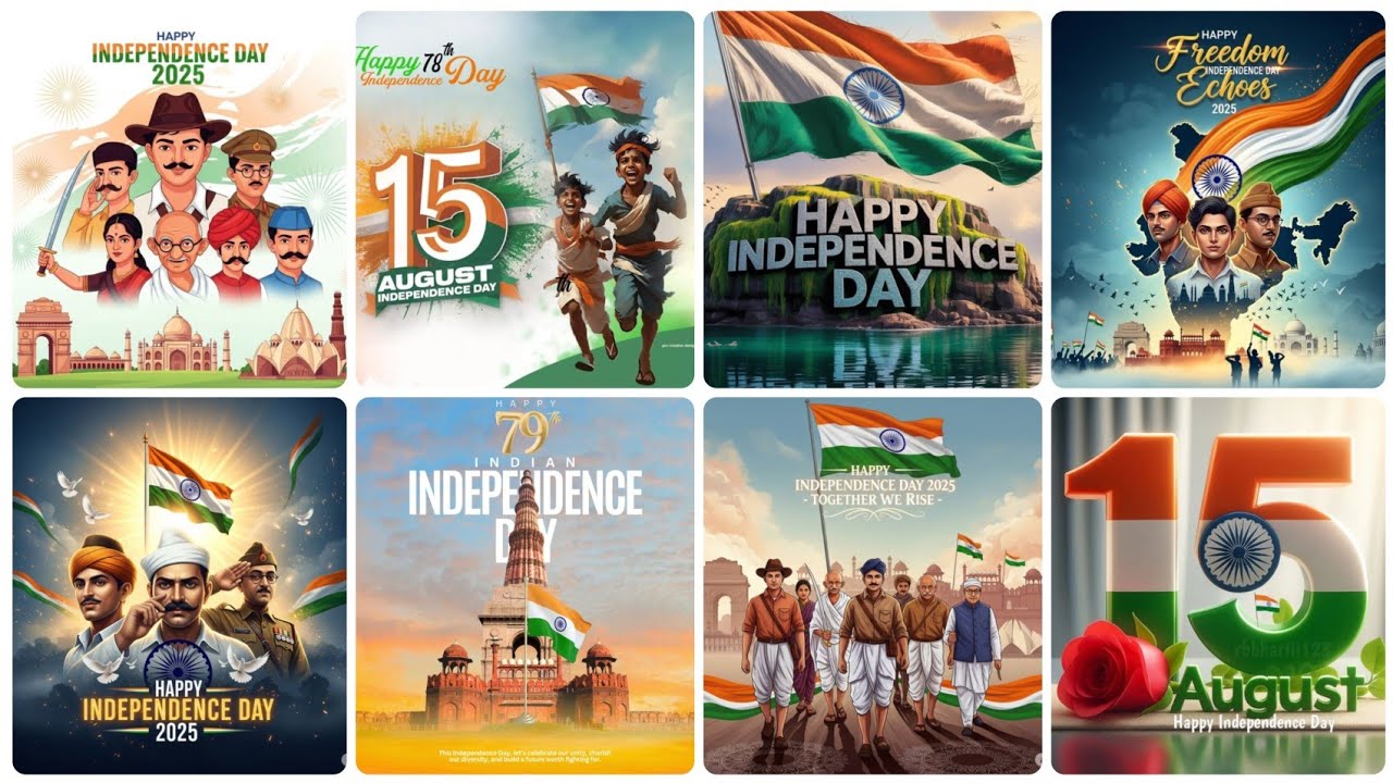 Happy Independence Day 2025 | 15th August Dp Wallpaper | Tiranga ka Photo | Jai Hind Dp Photo 2025 