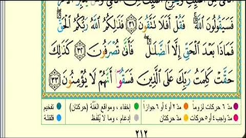 سورة يونس مكتوبة الشيخ خالد الجليل