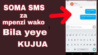 NAMNA YA KUSOMA SMS ZA MPENZI WAKO BILA YEYE KUJUA