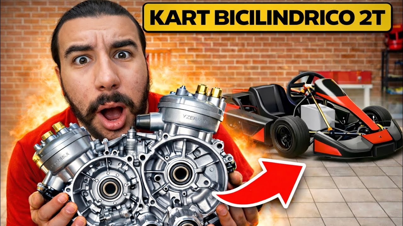 CHIUDIAMO IL MOTORE 140cc! 🔥 KART BICILINDRICO 2T (Ep.2)