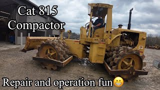 Cat 815 Compactor I bought at auction, Did my gamble pay off or did I get burnt!