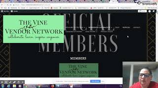 How to use the Vine Vendor Network website