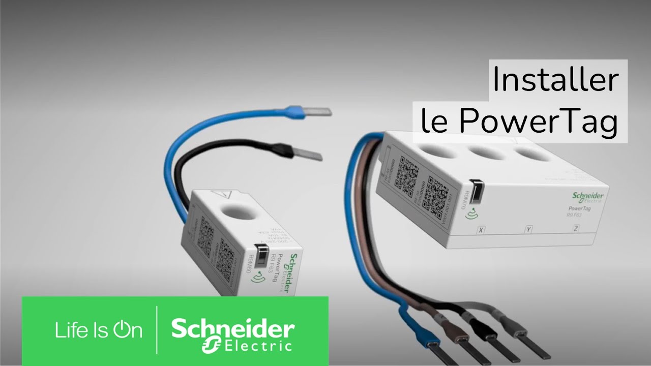 Comment installer un capteur d'énergie PowerTag sur son tableau ...