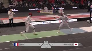 Bern World Cup 2024 SME - L16 - Paul Fortin FRA v Matsumoto Ryu JPN
