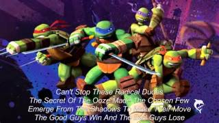 Teenage mutant ninja turtles theme song lyrics