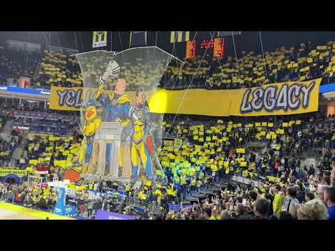 Fenerbahçe Beko - Barcelona Maçında Yapılan Koreografi