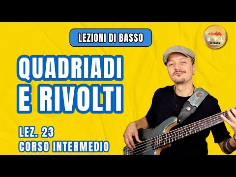 Metodo per Basso Elettrico BassYourLife - Lez.11 Quadriade Maj7 + Rivolti #bassyourlife