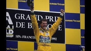 Michael Schumacher First Win New footage Spa 1992 Highlights!!!!
