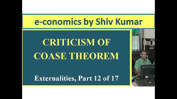 e-conomics by Shiv Kumar: Criticism of Coase Theorem