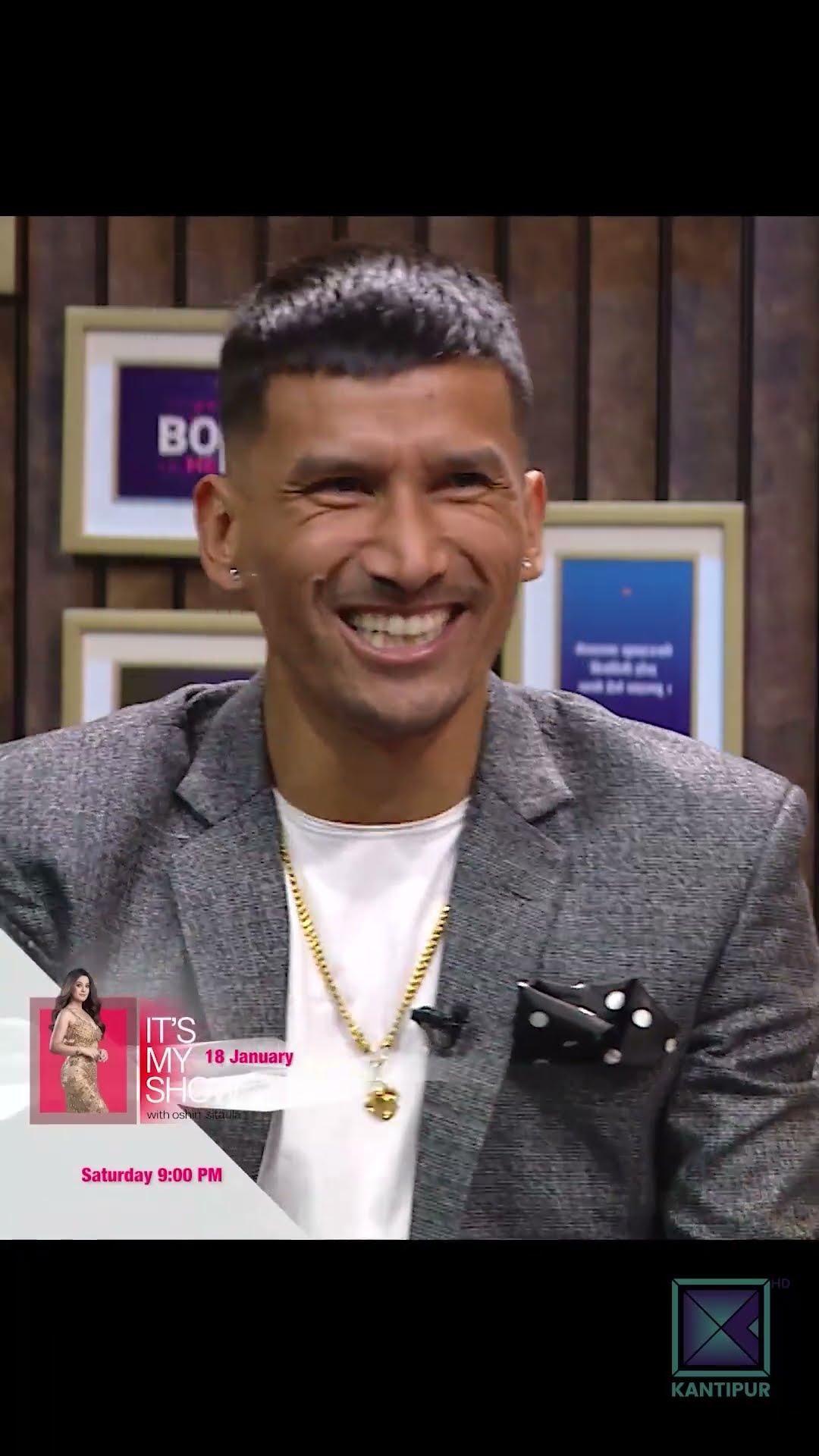 It's My Show This Saturday at 09:00 PM on Kantipur TV HD with the guest Kiran Chemjong.