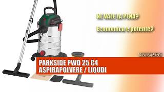 Filtro HEPA Di Ricambio Per Aspirapolvere Parkside PWD 25 C4 – Cartuccia Per Umido E Asciutto 25L, Ad Alta Resistenza