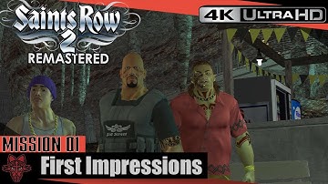 Saints Row 2 Remastered | First Impressions - Brotherhood Mission #1 [4K UHD]