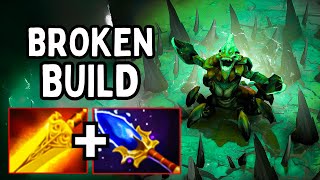 WTF Broken Builds Sand King🔥This will make your enemy quit Dota🔥