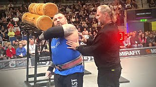 Eddie Hall INJURED during Viking PRESS