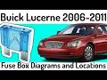 (2006-2011) Buick Lucerne Fuse Box Diagrams and Fuse Panel Locations✅