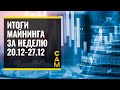 Итоги майнинга за неделю с 20.12.2020 по 27.12.2020