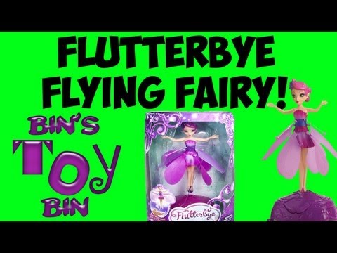 FLUTTERBYE FLYING FAIRY Review! When Fairies Attack! by Bin's Toy Bin