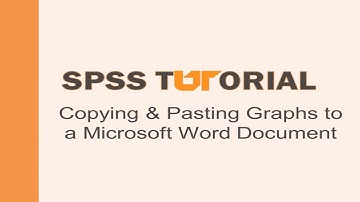SPSS Tutorial: Copying & pasting a graph into a Microsoft Word document