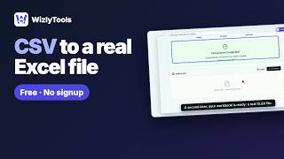 How to Convert CSV to Excel Online (Free, No Signup, No Upload)