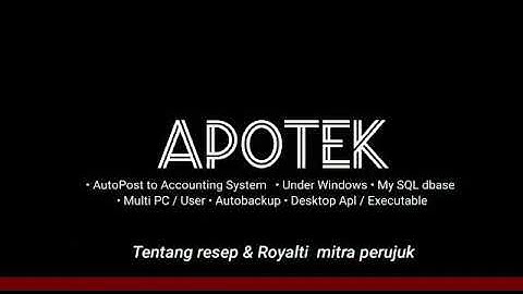 Sistem Informasi Apotek