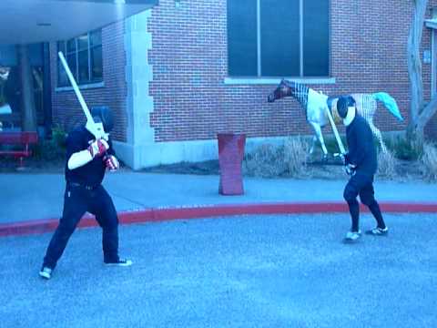 Houston IOG longsword sparring, Anders vs Henry