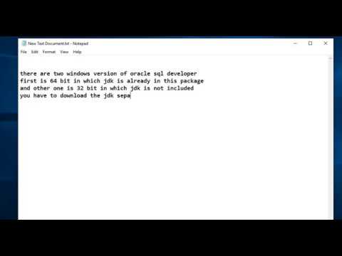How to install and configure Oracle SQL Developer on Windows 10