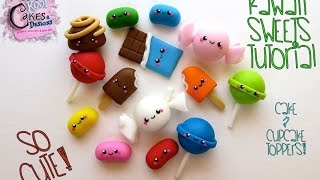 How To Make Kawaii Sweets Cake & Cupcake Toppers: Dessert Network Collaboration
