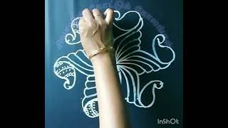 Easy Kottuk Kolam With 5-3 Dots 3