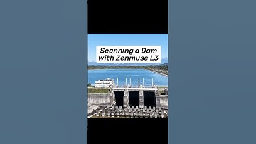 High-Precision Dam Scanning Using DJI Zenmuse L3 LiDAR 🏞️ @Geomesure