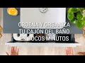 Ordena y organiza tu cajón del baño en pocos minutos #ordenylimpiezaencasa #ordenar