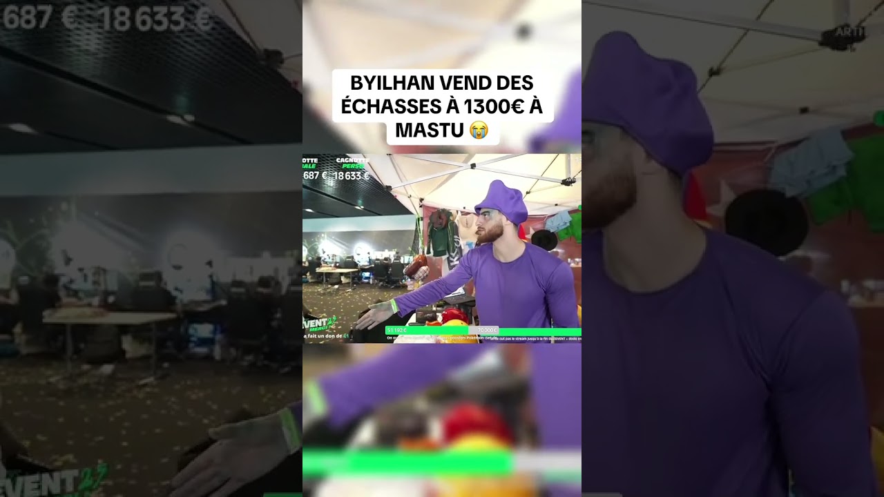 BYILHAN VEND DES ÉCHASSES À 1300€ À MASTU 😭