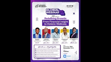 Ledgers to Legacy Global Webinar 2025; Redefining Growth: From Financial Insight to Hostlic Wellness