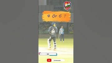 What do you think ??  4 or 6 ?? #cricketevent #cricketlover #indusknights #ipl #icc