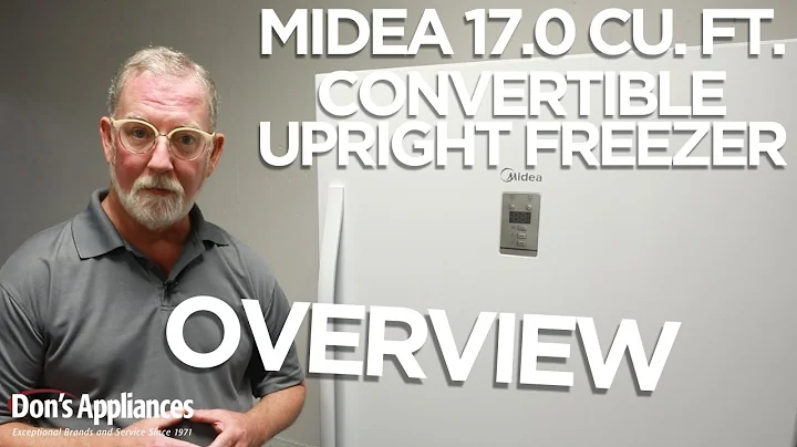 Midea 17.0 Cu. Ft. White Convertible Upright Freezer - DayDayNews