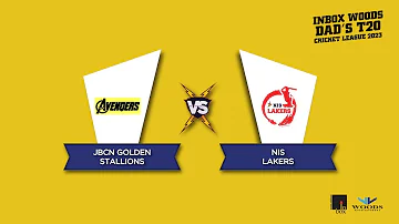 NIS LAKERS VS JBCN AVENGERS | INBOX WOOD'S DADS T20 CRICKET LEAGUE 2023 | BORIVALI