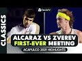 17-Year-Old Carlos Alcaraz vs Alexander Zverev First Ever Meeting! | Acapulco 2021 Highlights