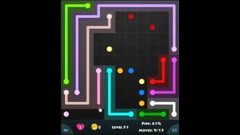 flow game facebook - jumbo pack level 51 Connect the dots