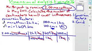 Dimensional Analysis Example #2