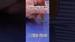 TAPPING DOWN a High Spot Paintless Dent Removal