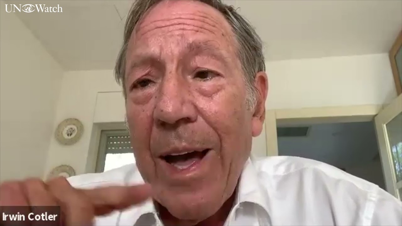 Professor Irwin Cotler on Iran's election to UN women's rights commission