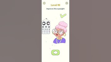 DOP 2: Delete One Part Level 48 improve the eyesight  #shorts